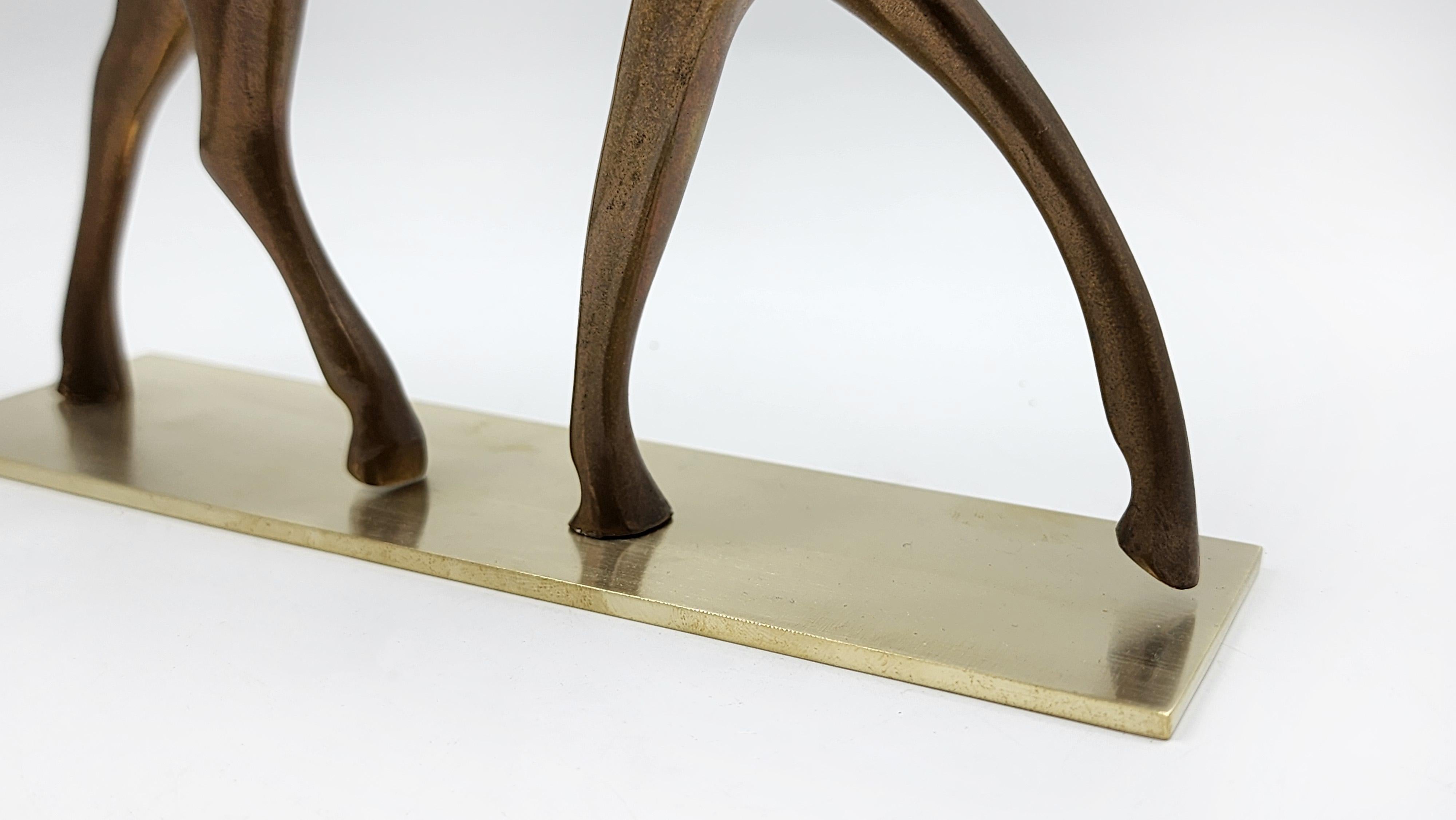 Austriaco Karl Hagenauer, scultura di cavallo in bronzo Art Déco, anni '30 in vendita
