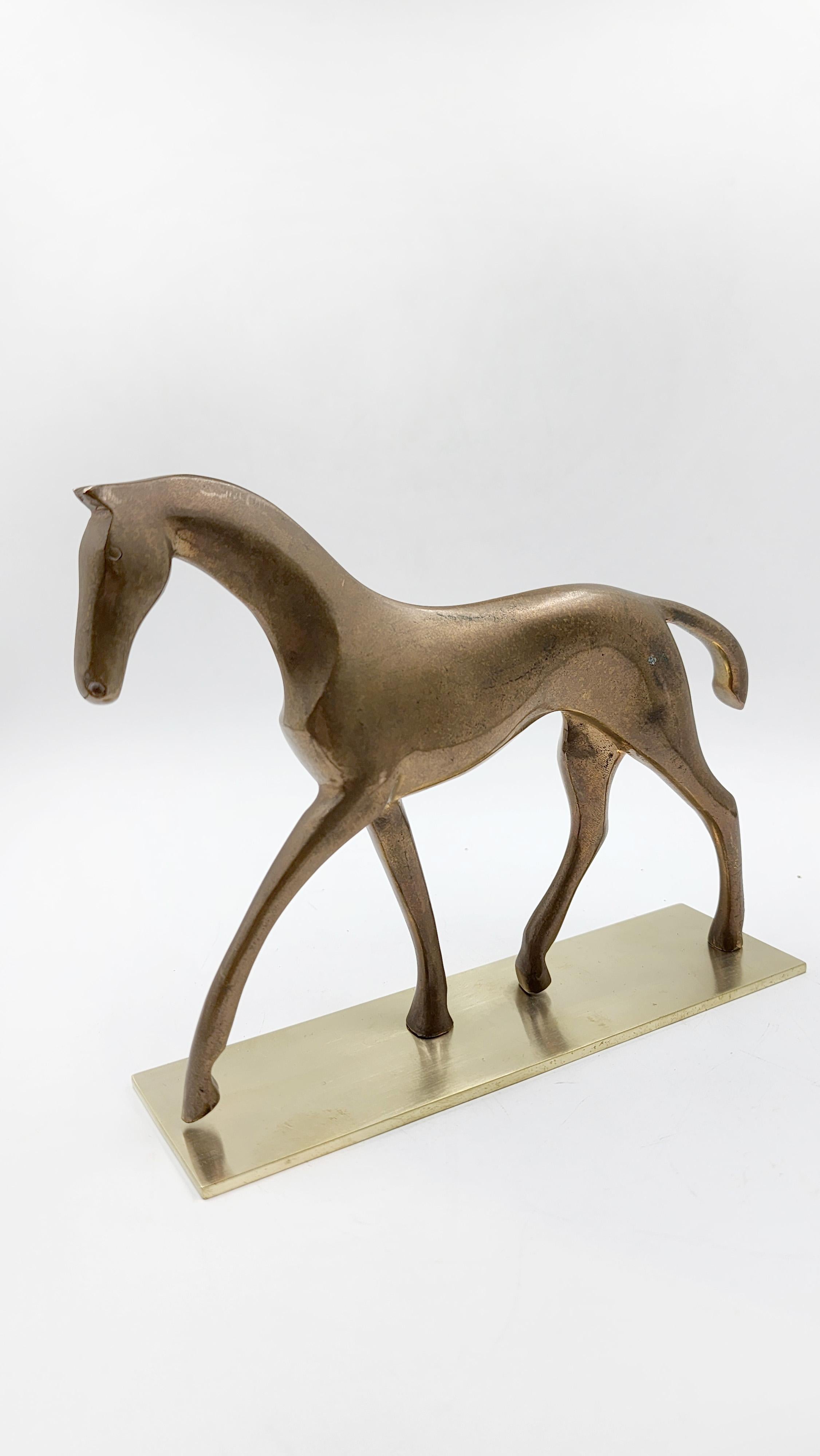 Karl Hagenauer, scultura di cavallo in bronzo Art Déco, anni '30 In condizioni buone in vendita a Autonomous City Buenos Aires, CABA