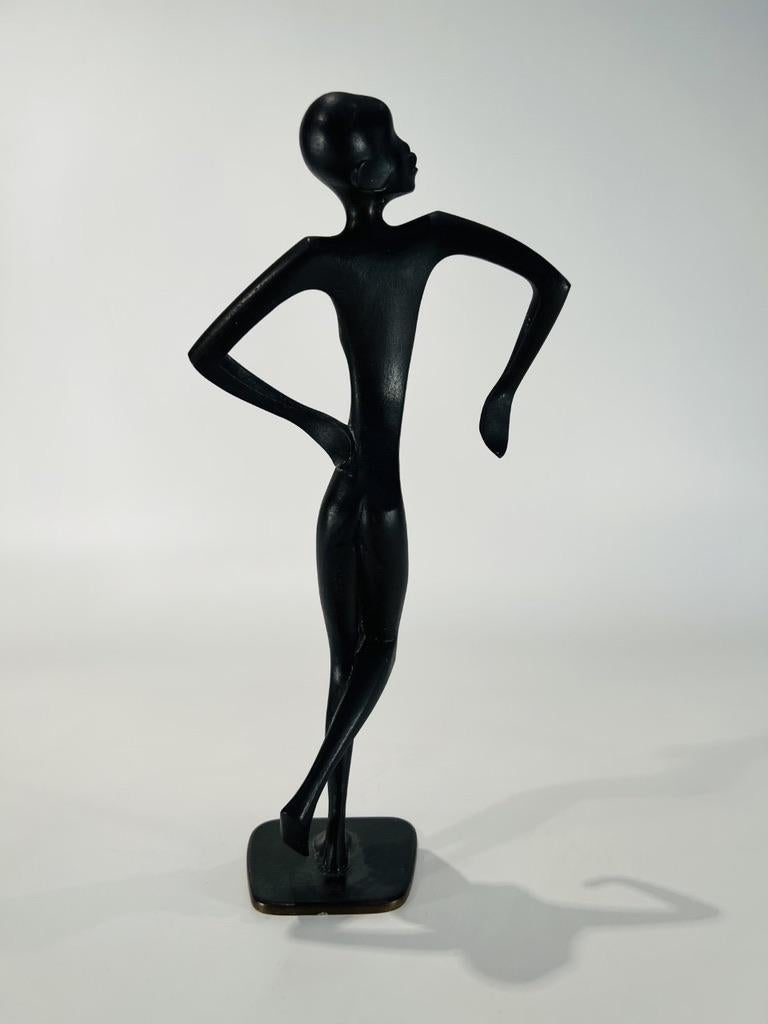 Karl Hagenauer Bronzeskulptur im Art Deco Stil um 1930 signiert (Art déco) im Angebot