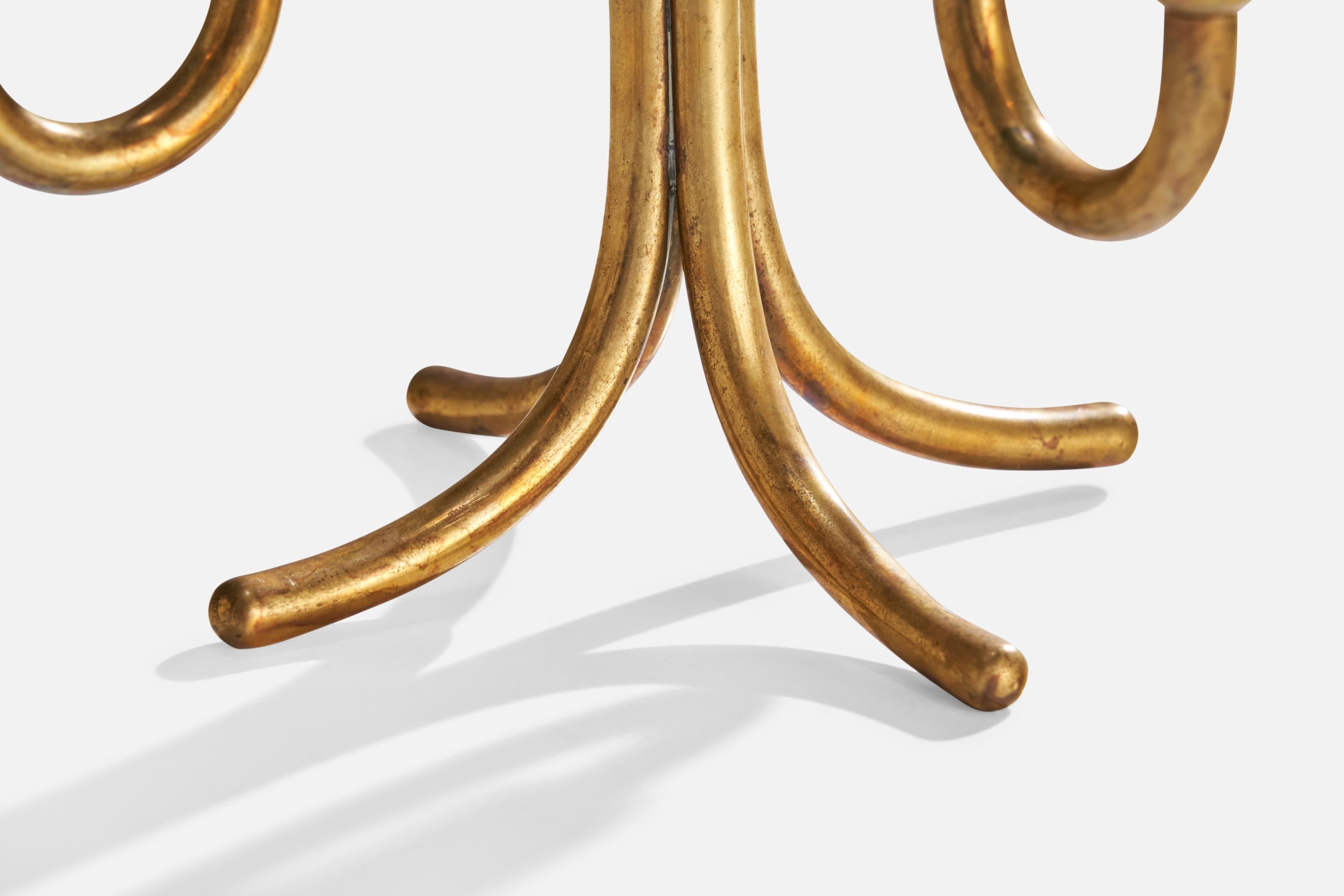 Karl Hagenauer, Candelabras, Brass, Austria, 1940s For Sale 3