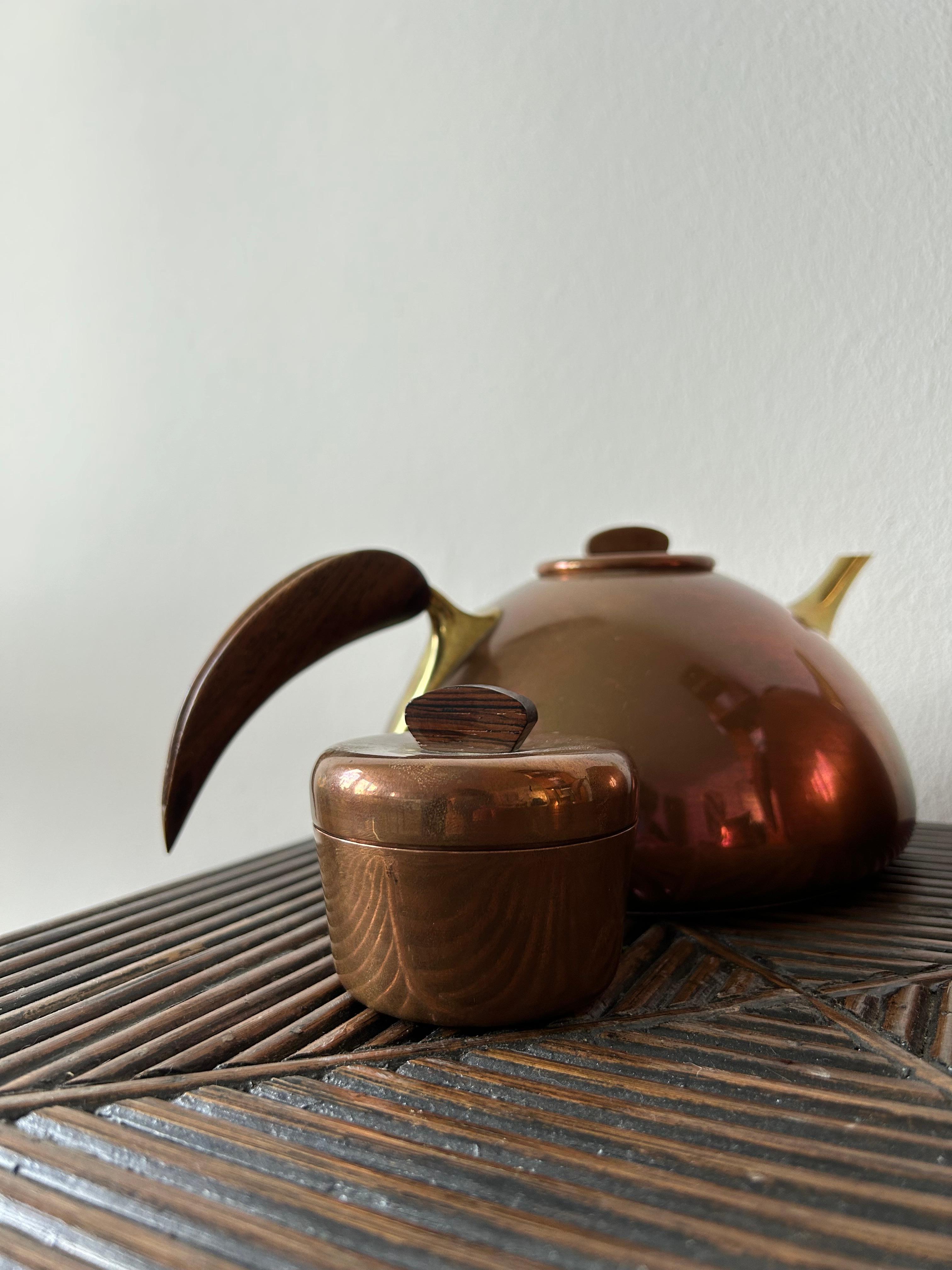 Karl Hagenauer Coffe and Tea set by Illums Bolighus 1960’s 6