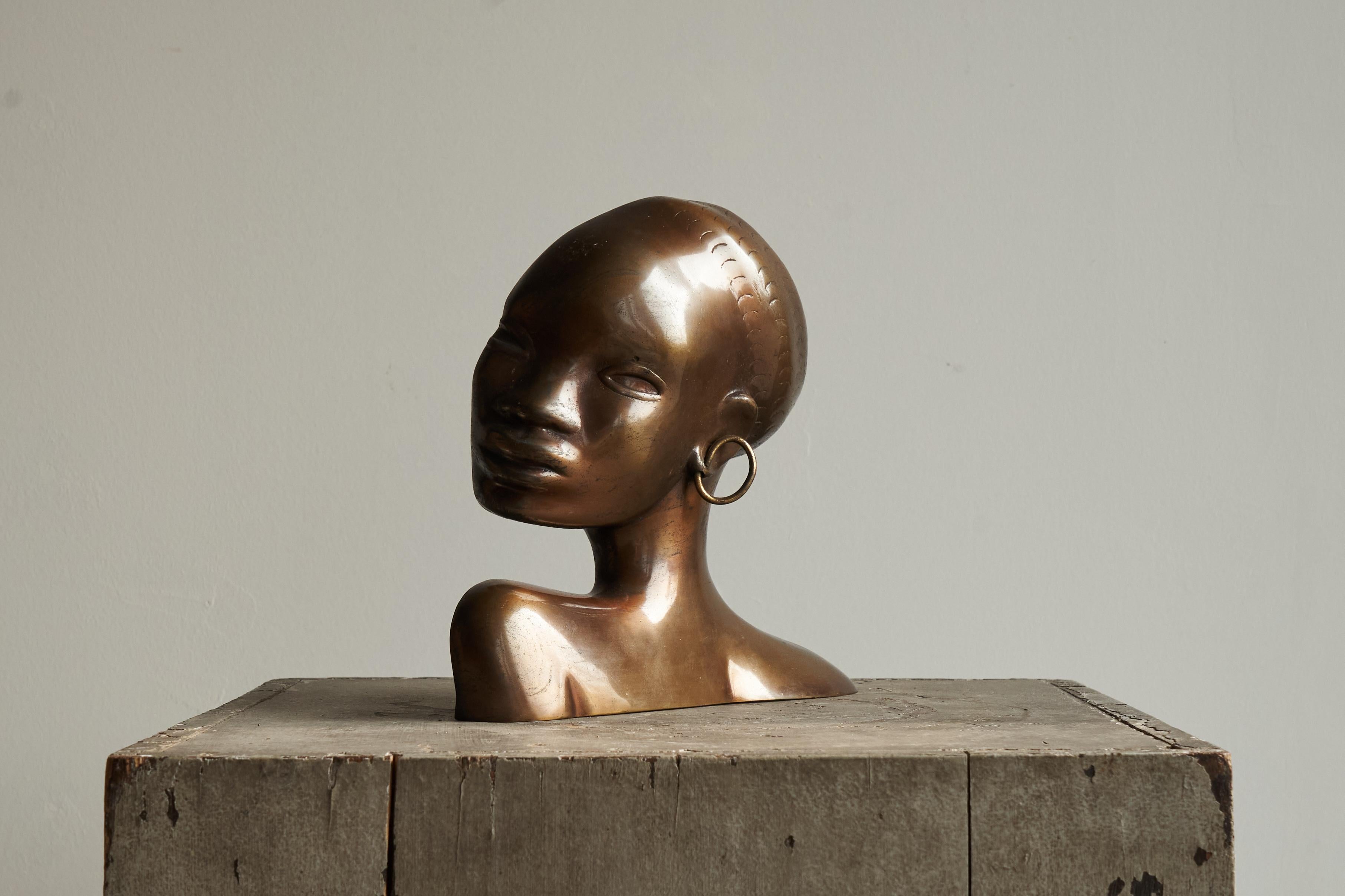 Hand-Crafted Karl Hagenauer Style Art Deco Bronze 1930s For Sale