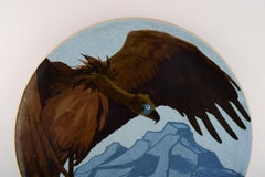 Karl Hansen Reistrup for Kähler, Colossal Unique Dish, Ca 1900