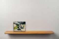 Daylight Doughnut, surrealist pastoral oil painting