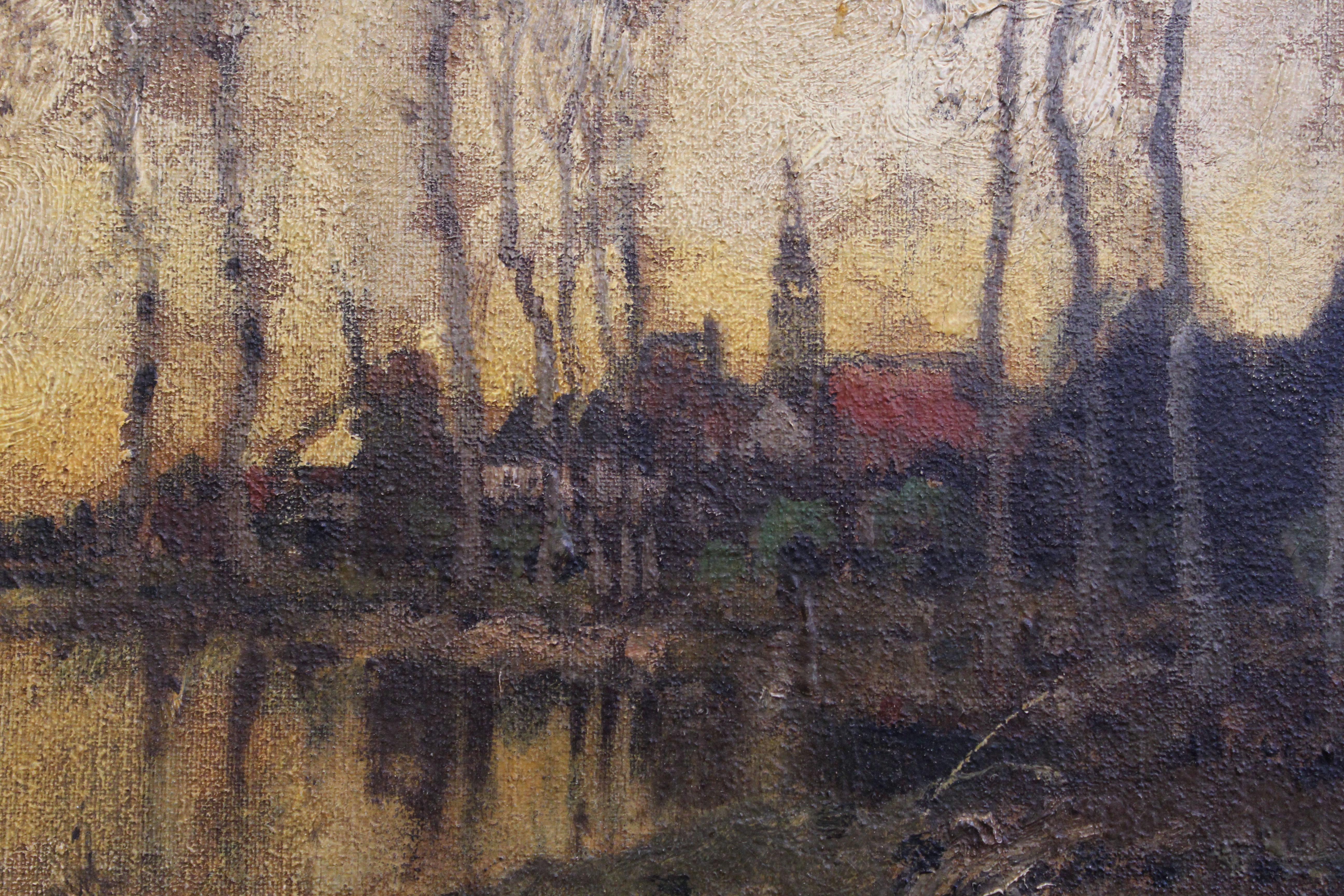 Very Large 19th-c Landscape by Karl Heffner 6