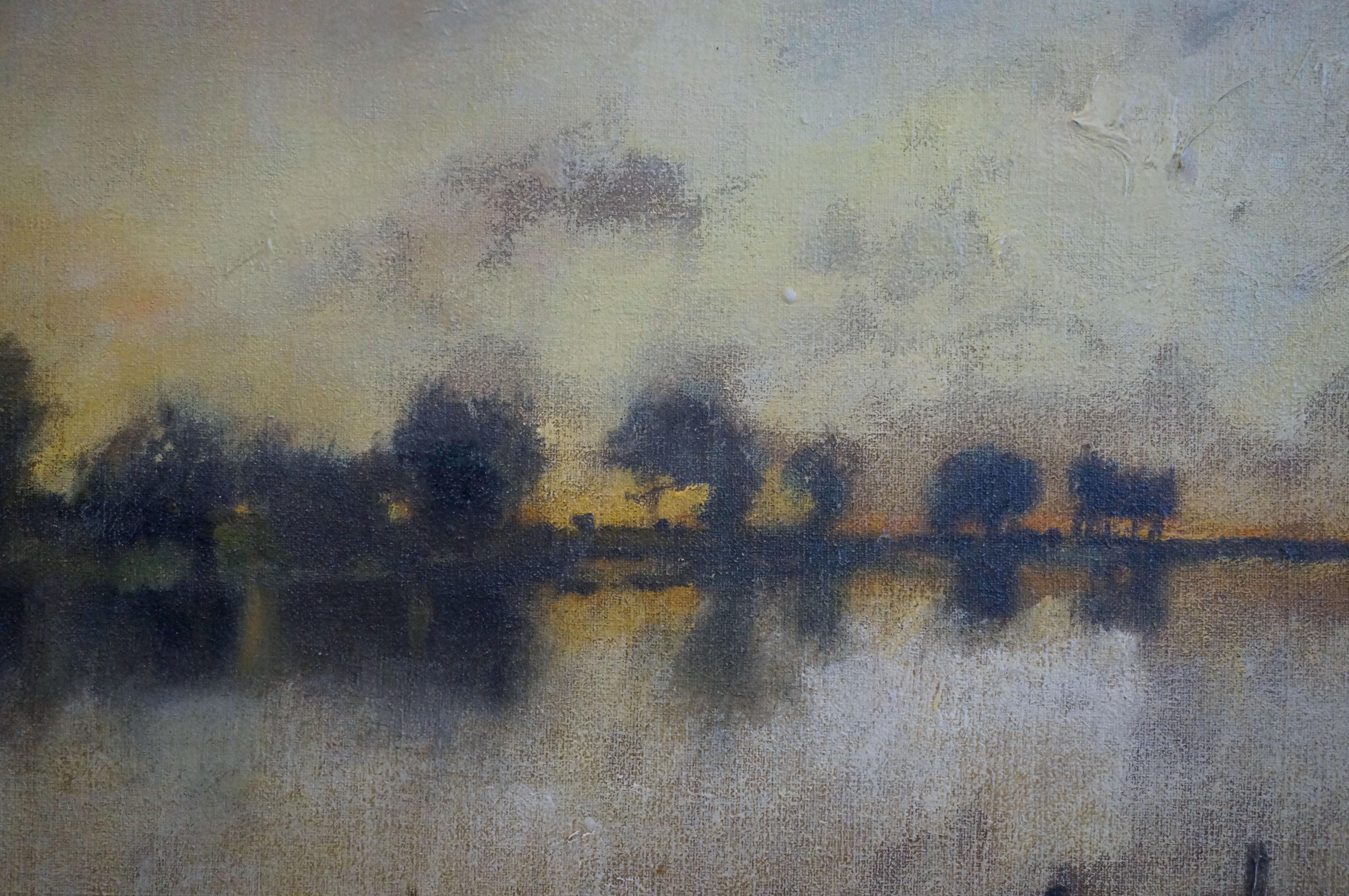 Very Large 19th-c Landscape by Karl Heffner 2