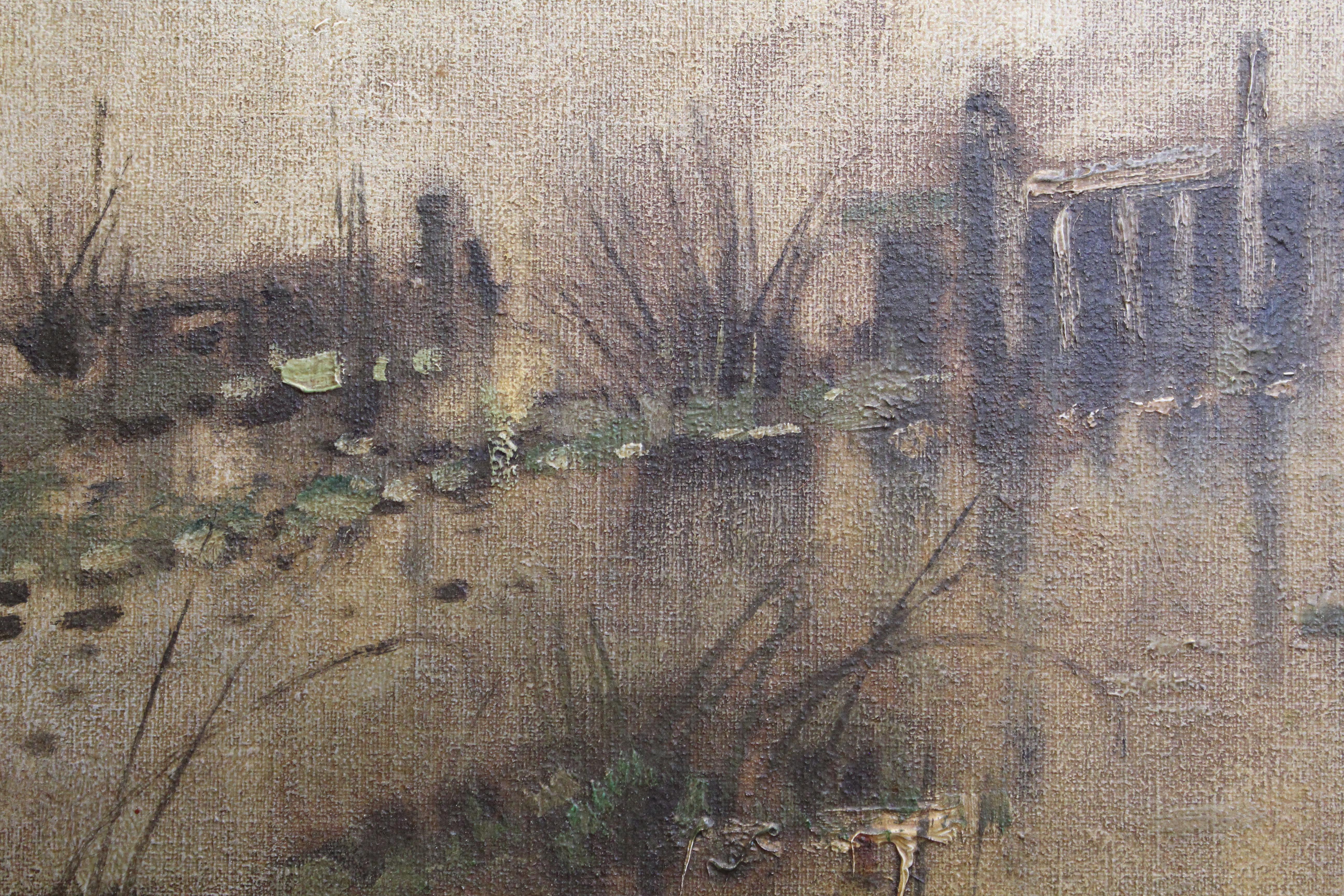 Very Large 19th-c Landscape by Karl Heffner 4