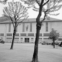 Vintage Building of Heidelberg university, Germany 1938, PrintedLater