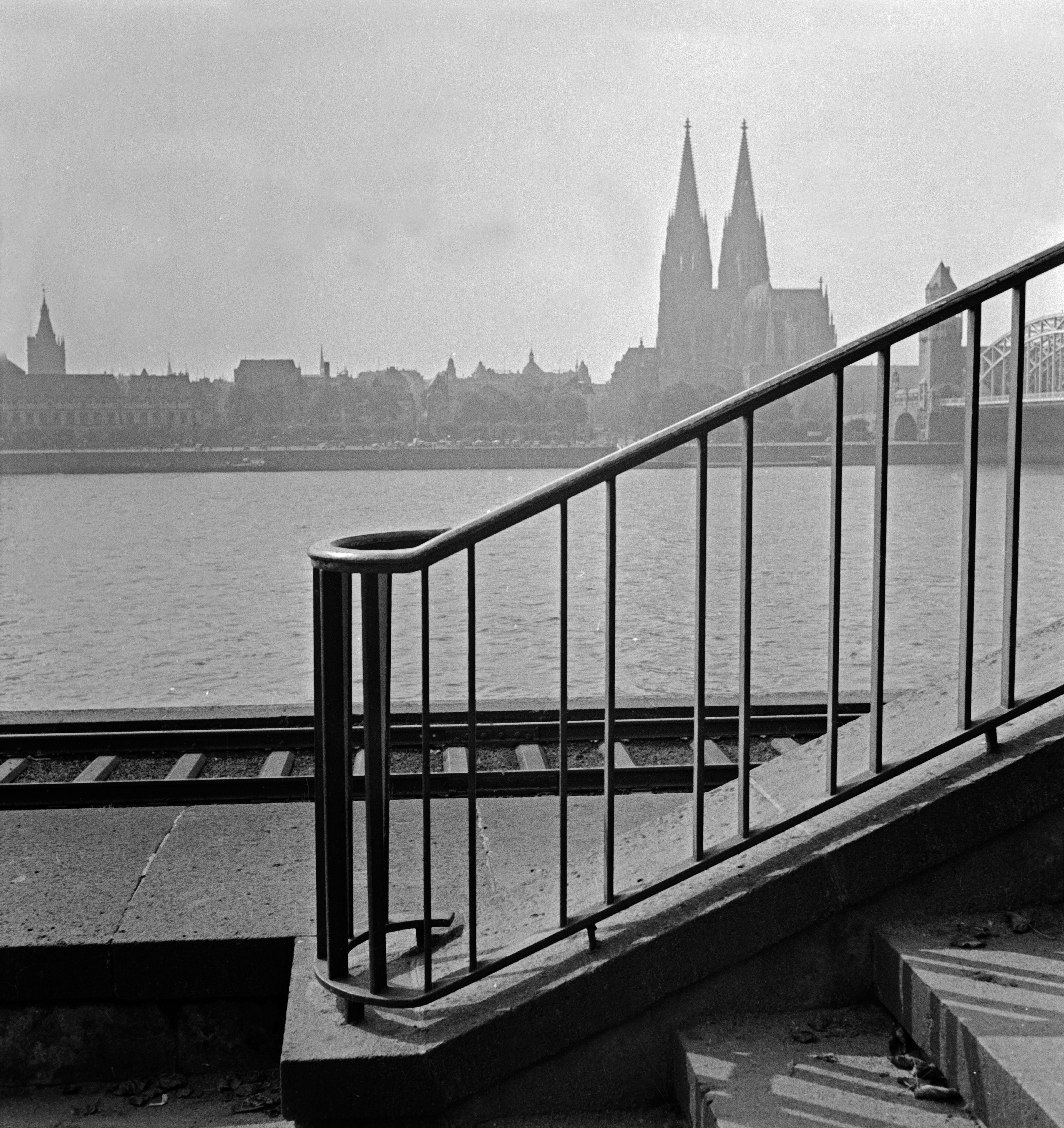 Karl Heinrich Lämmel Black and White Photograph - Cologne, Germany 1935, Printed Later