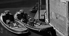 Fleets in Hamburg Speicherstadt, Deutschland 1938, Später gedruckt