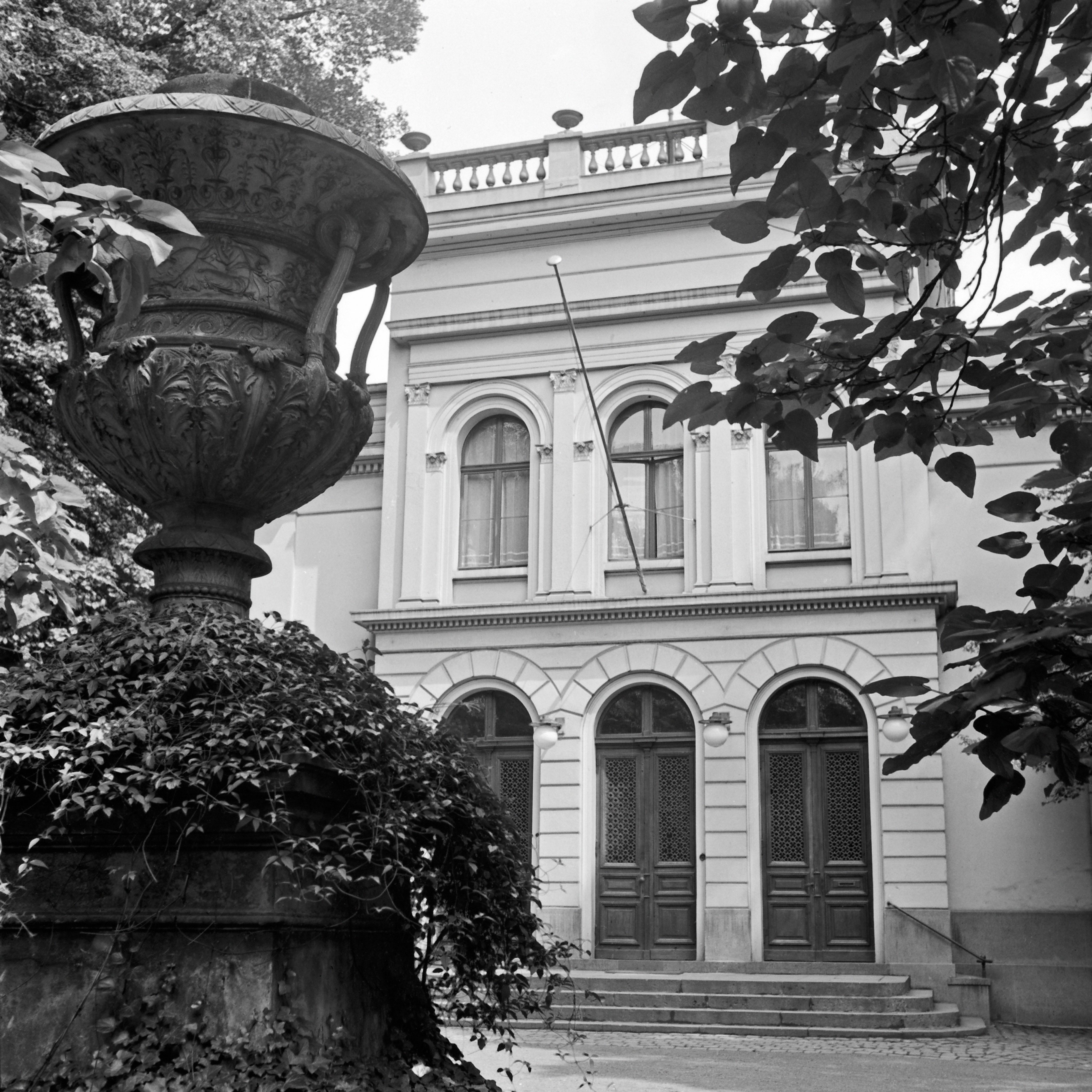 Karl Heinrich Lämmel Black and White Photograph - House "Malkasten" of artists society Duesseldorf, Germany 1937 Printed Later
