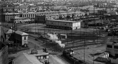 Veduta industriale - Porto di Genova, Italia 1939 Stampato più tardi