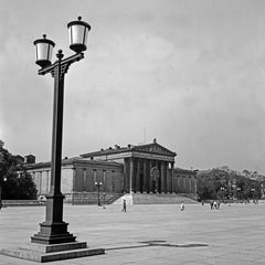 Koenigsplatz square, Munich Germany 1937, Printed Later