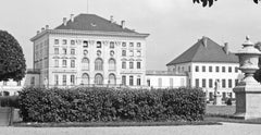 Le château de Nymphenburg, dans l'ouest de Munich, Allemagne 1937, imprimé plus tard