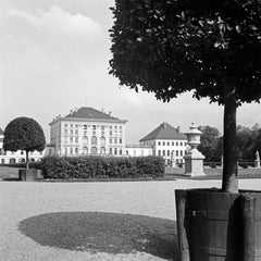 Vintage Park of Nymphenburg castle in the West of Munich, Germany 1937, Printed Later