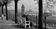Der Betrachter der Promenade St. Pauli, Hamburg, 1938, Später gedruckt