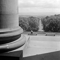 View from the castle-gate of Wilhelmshoehe to Kassel, Germany 1937 Printed Later