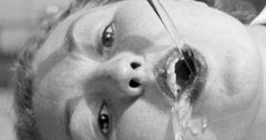 Woman drinking from well at Bad Cannstatt, Stuttgart Germany 1935, Printed Later