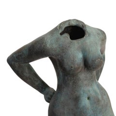 Karl-Heinz Krause Bronze sculpture „Large Torso“ 1968