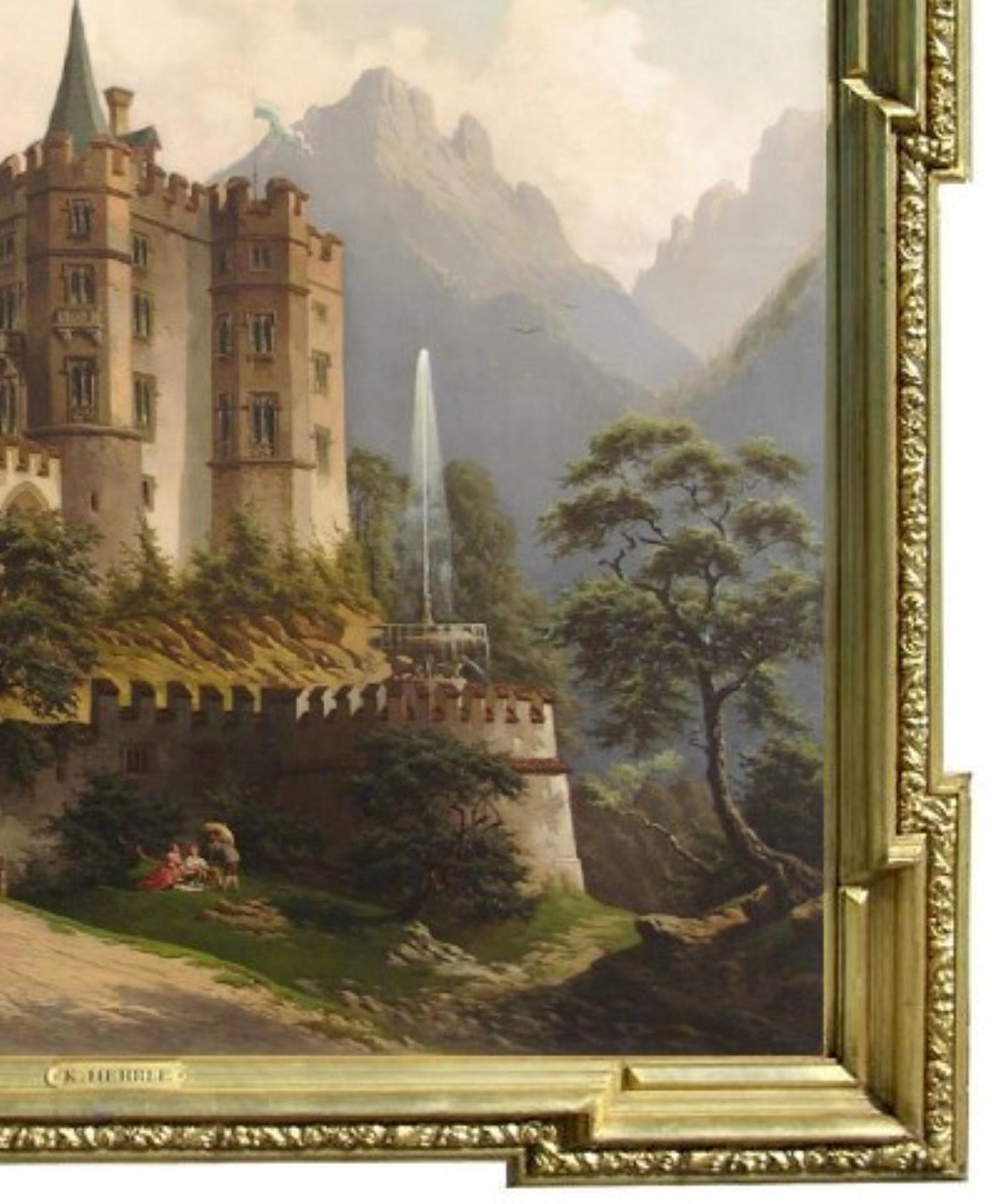 paintings of castles