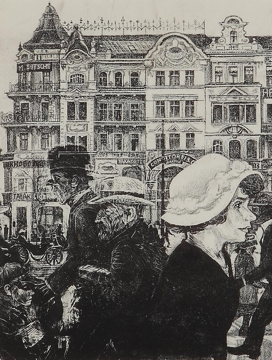 Litografía de Karl Holtz, 1921 