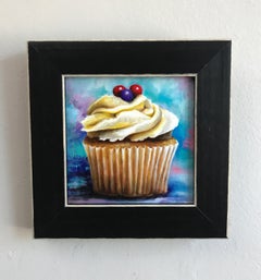 "Cupcake Face" Oil Painting