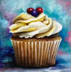 "Cupcake Face" Oil Painting 