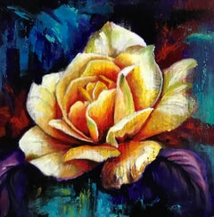 "Rose 2" Oil Painting 