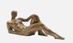 Reclining Female Nude / - Original body landscape -