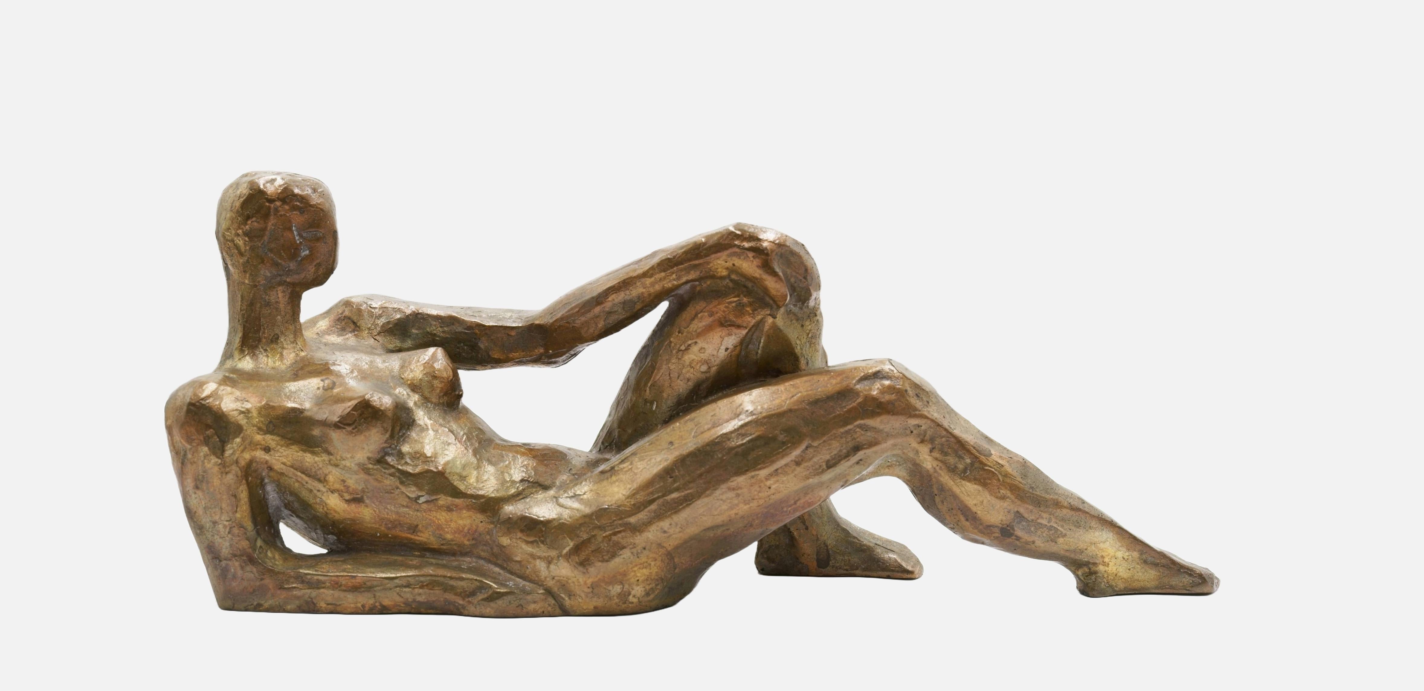 Reclining Female Nude / - Original body landscape -