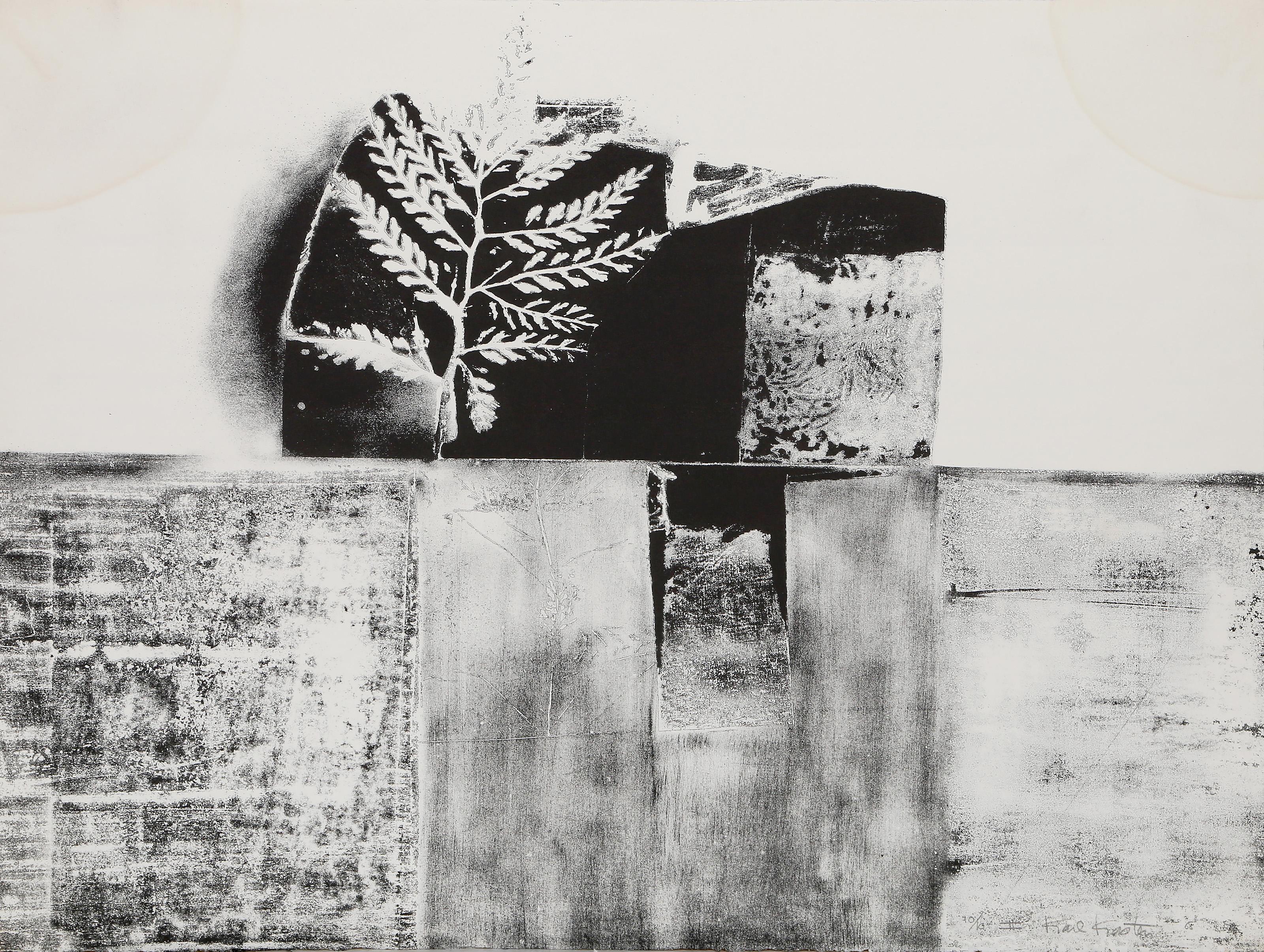 Karl Kasten, American (1916 - 2010) - Civitaveccia II, Year:  1968, Medium:  Etching on BFK, signed, numbered and dated in pencil, Edition:  10/10, Size:  18 x 24 in. (45.72 x 60.96 cm) 