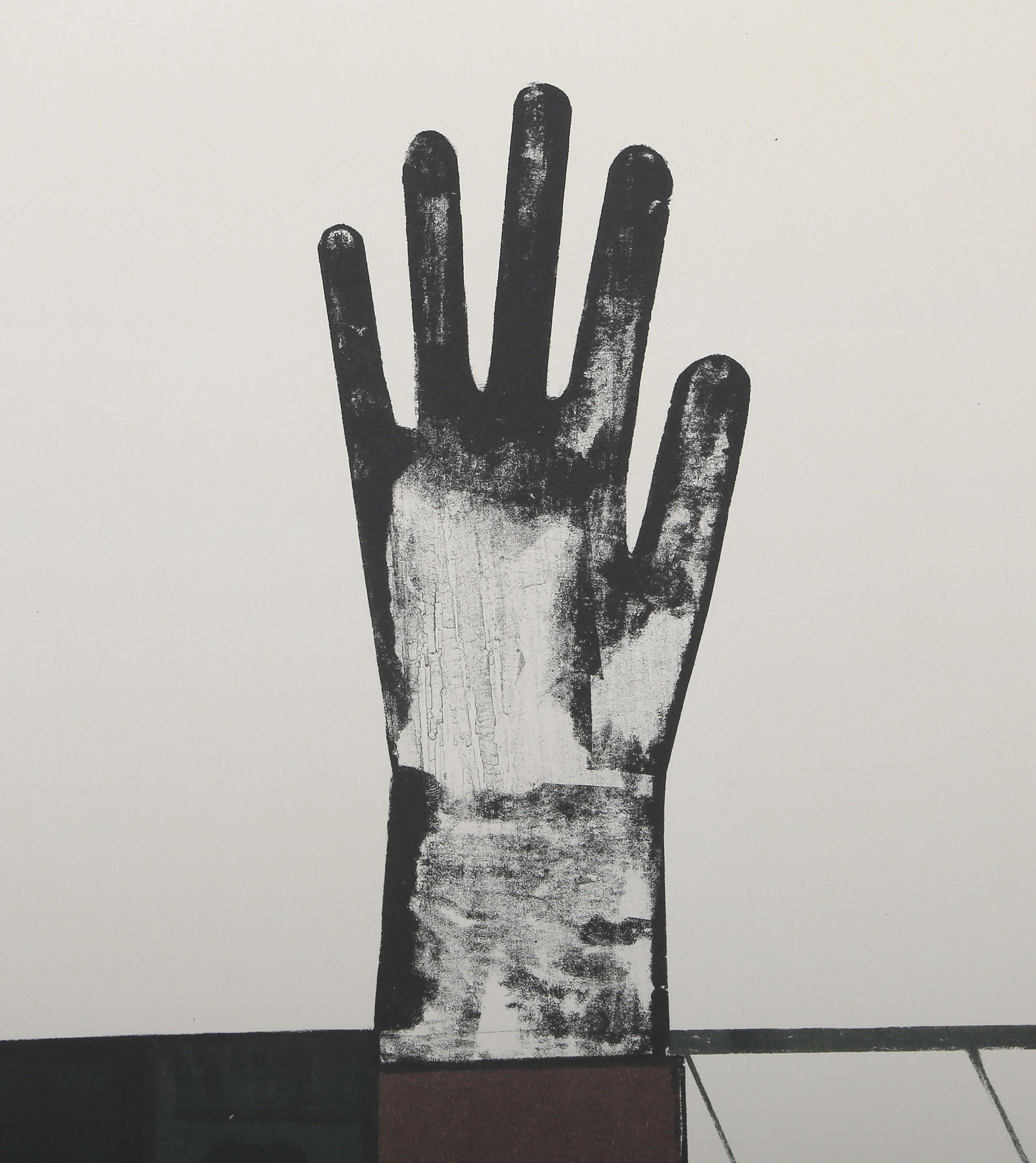 Relicario Paimpont, litografía moderna de Karl Kasten en venta 1
