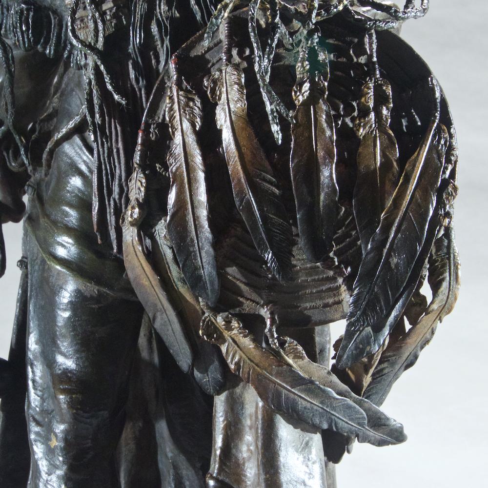 Karl Kauba Bronze Sculpture of Indian 5