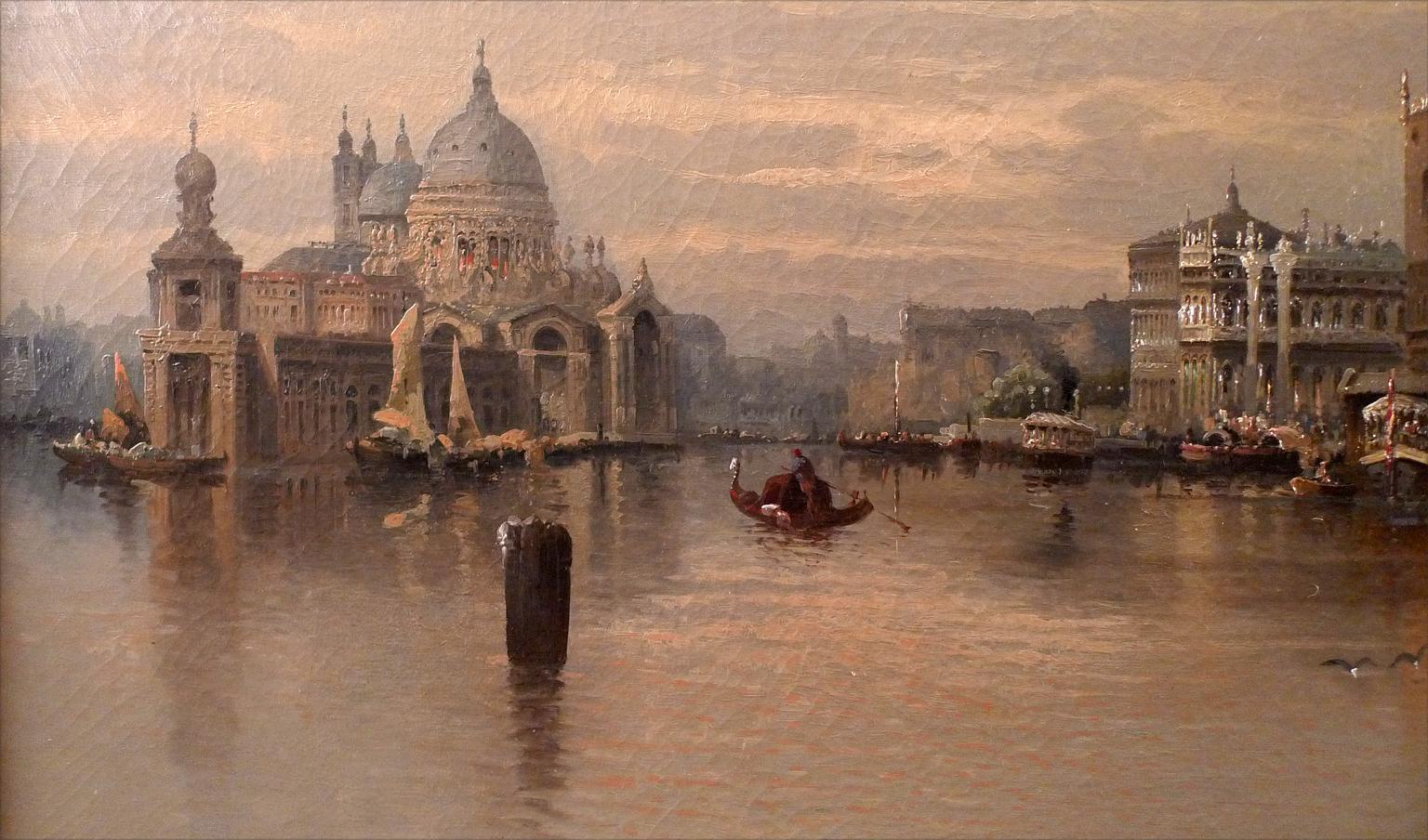 KARL KAUFMANN
Austrian, 1843 - 1901
VIEW OF VENICE OF THE DOGE'S PALACE, VENICE
signed & dated 