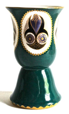 Ernst Wahliss Serapis Hand-Painted Vase