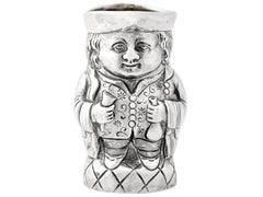 A Kurz, pichet Toby en argent sterling allemand