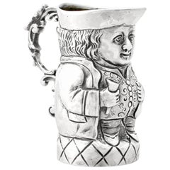 Karl Kurz Deutscher Toby Jug aus Sterlingsilber