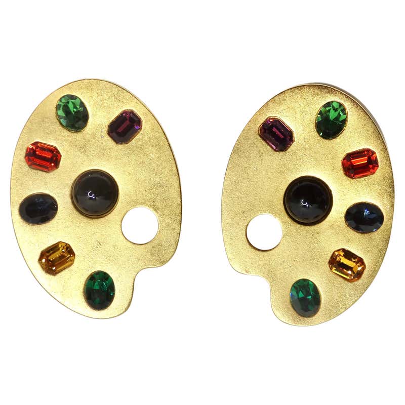 Orecchini A Goccia Water Drop: Placcati Oro 18K Con Strass, 5 Colori Di Pietre! - Foto 3