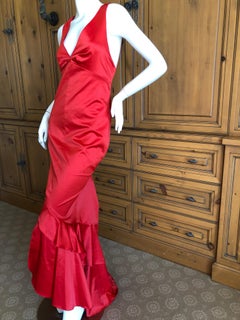 Karl Lagerfeld 1980's Red Evening Dress with Matching Jacket Lagerfeld Gallery