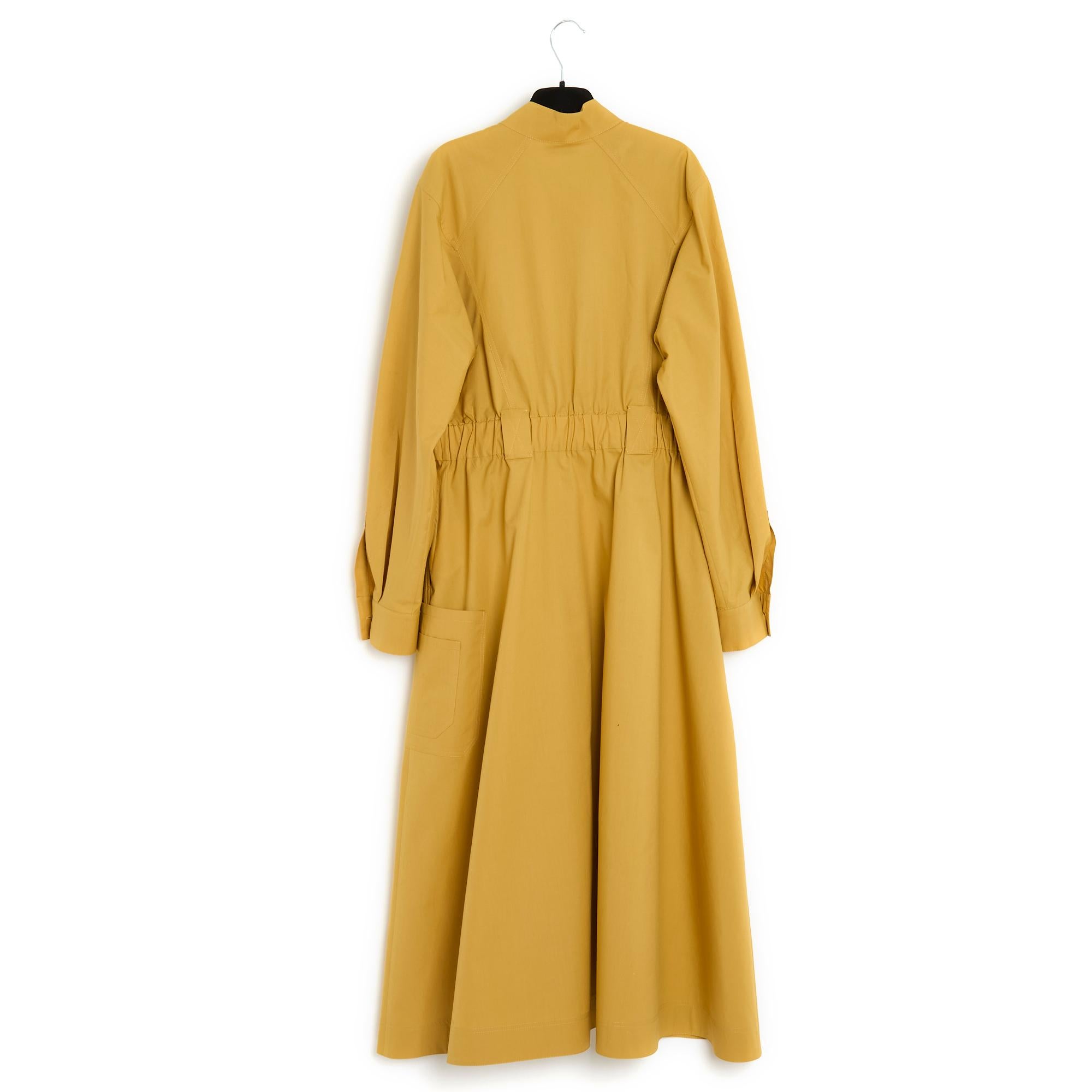 Karl Lagerfeld 2019 Saffron dress FR40 For Sale 4