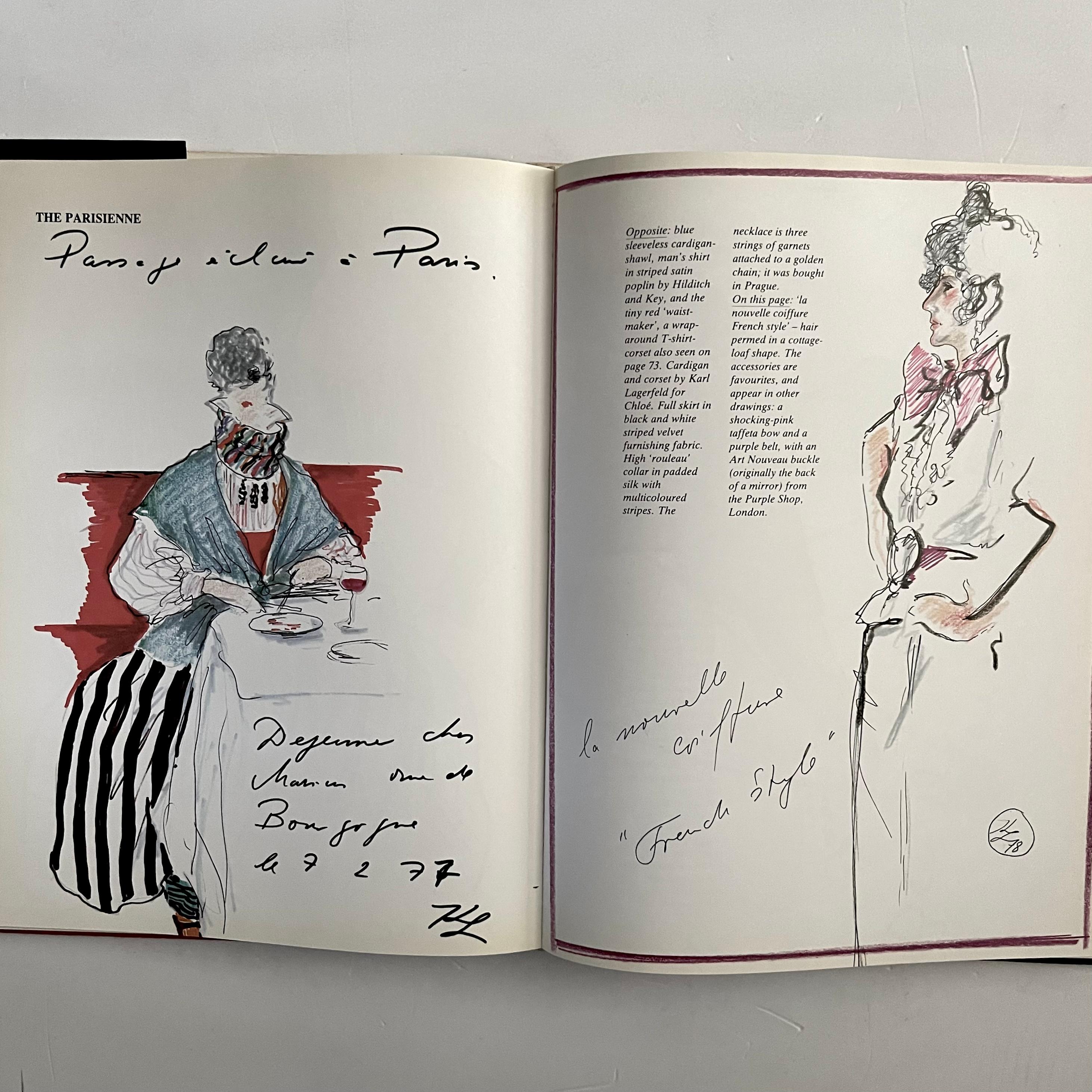 Karl Lagerfeld: a Fashion Journal Anna Piaggi 1st Uk Ed. 1986 For Sale 3