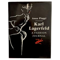 Vintage Karl Lagerfeld: a Fashion Journal Anna Piaggi 1st Uk Ed. 1986