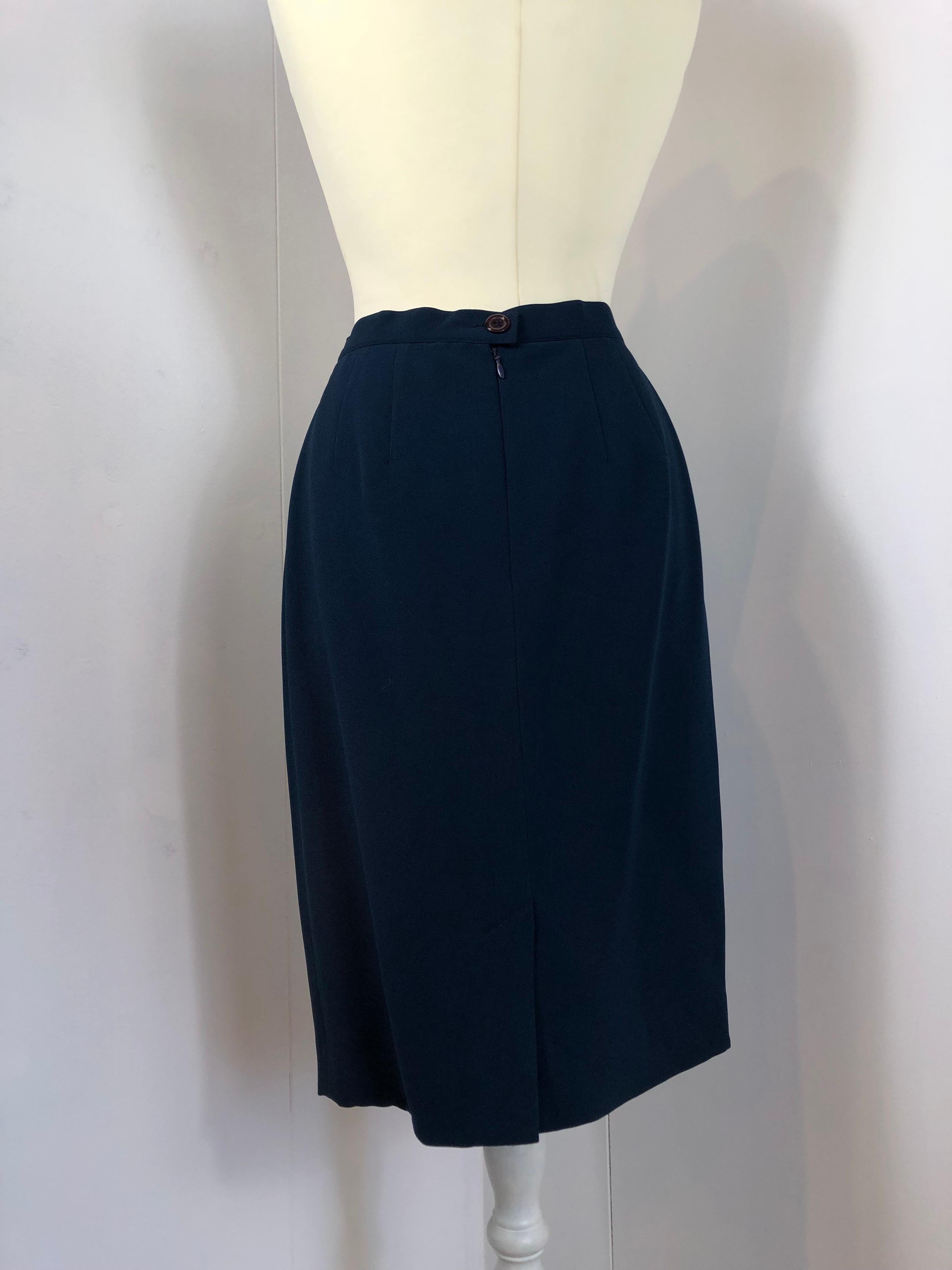 Karl Lagerfeld vestito blu avio 5