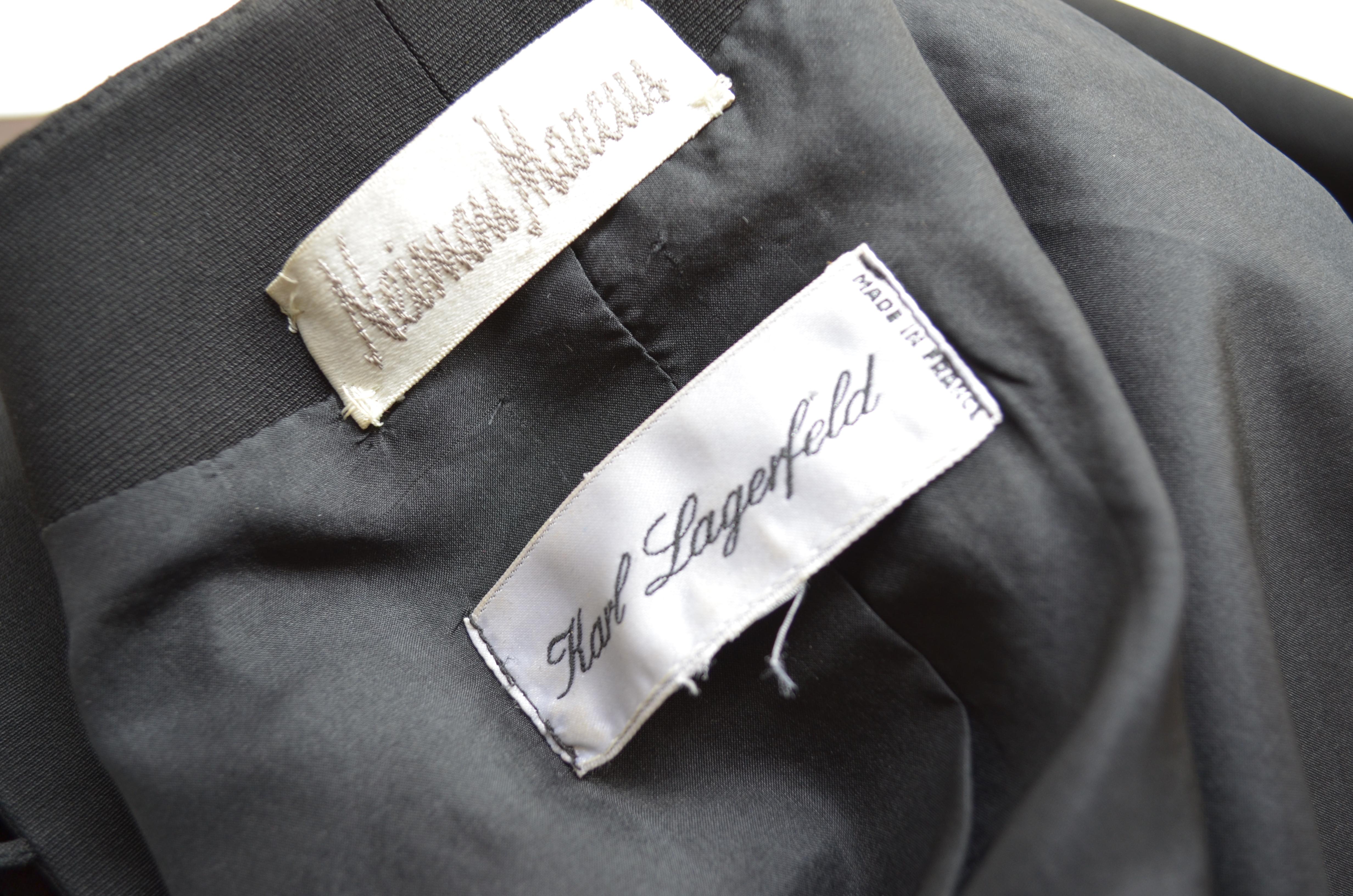 Karl Lagerfeld Bead-Embellished Wool Jacket 3