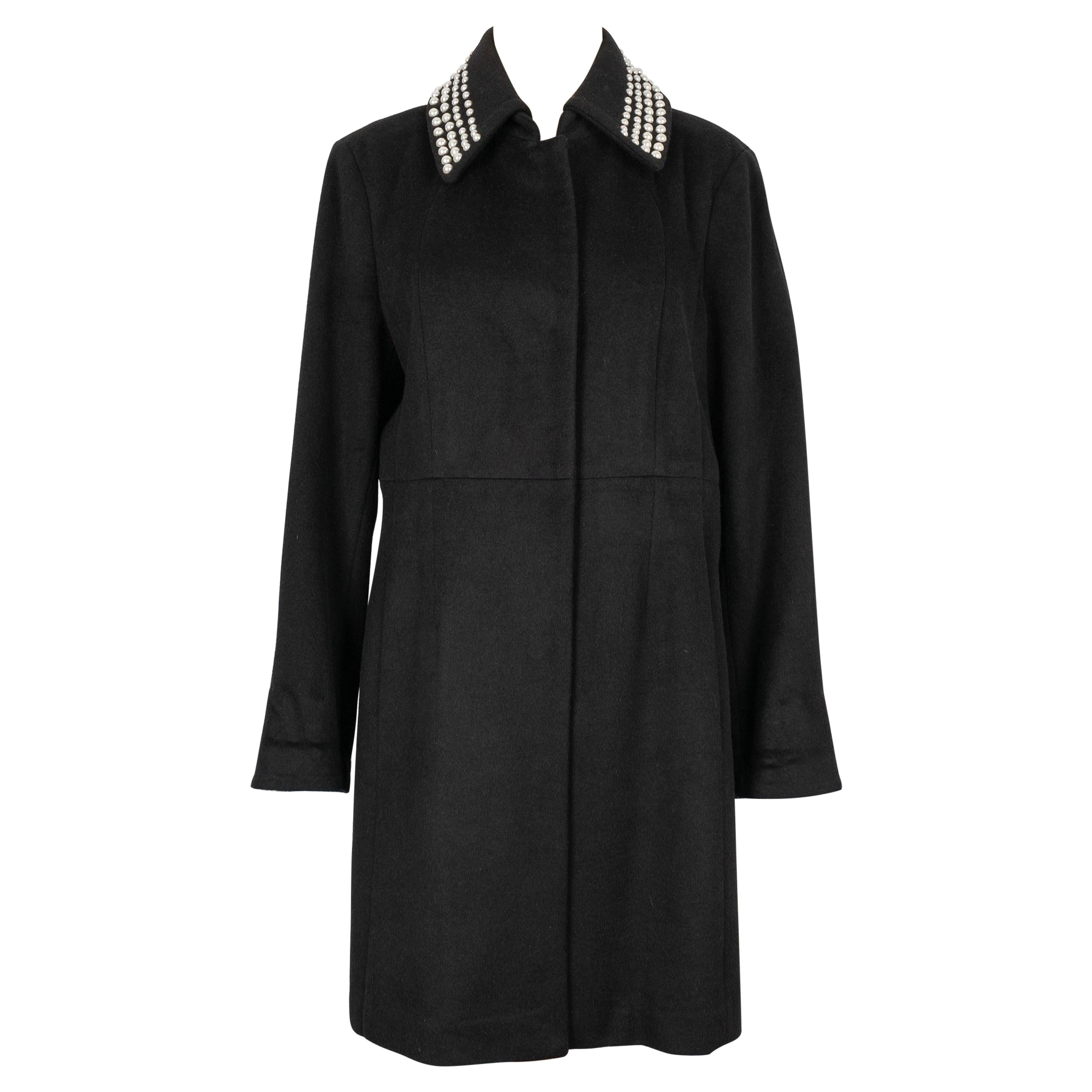 Chaqueta de lana negra Karl Lagerfeld