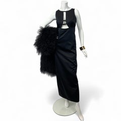 Karl Lagerfeld Black Cutout Sheath Dress Sz: 42