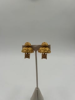 Karl Lagerfeld Bonzaï Gold-Toned Clip-On Earrings