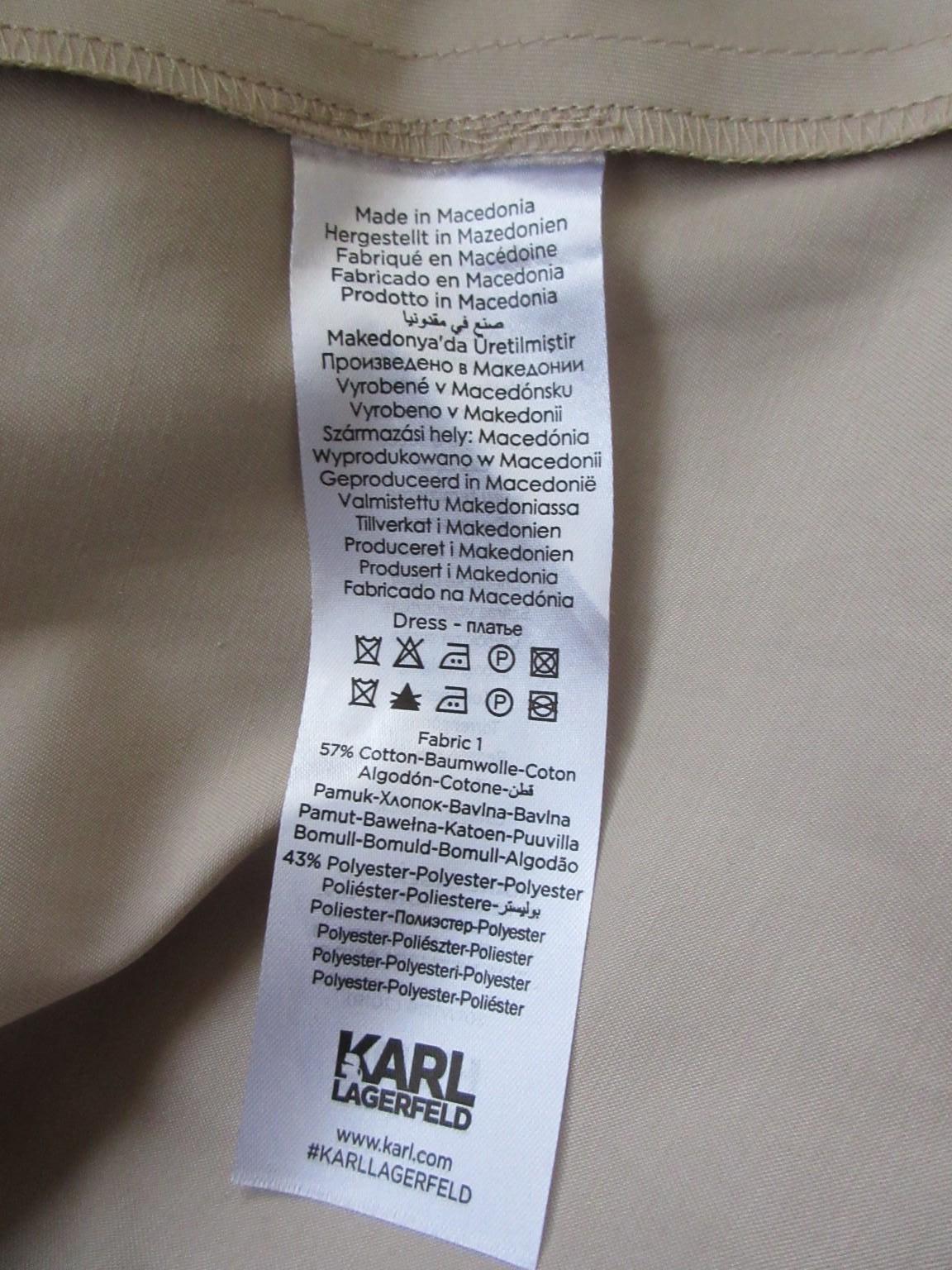 Karl Lagerfeld Chick Summer Dress Small For Sale 4