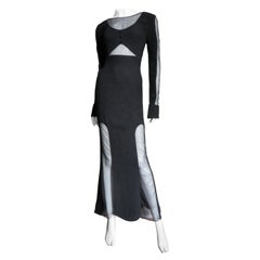 Karl Lagerfeld Dress with Cut outs 1980s