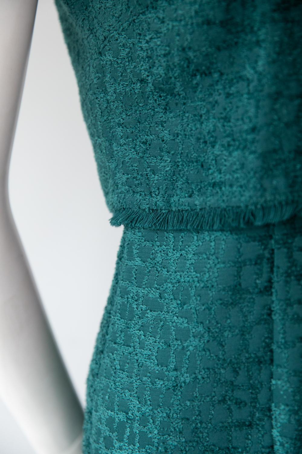 Women's Karl Lagerfeld Emerald Shift Day Dress Size 2